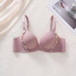 women's seamless push up lingerie small breast gathering anti sagging no steel ring bra