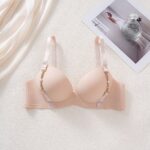 women's seamless push up lingerie small breast gathering anti sagging no steel ring bra