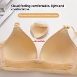 priyoshee front open soft support nursing bra