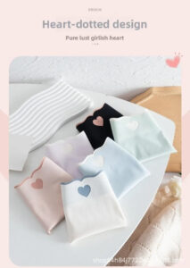 Seamless Ice Silk Cotton Underwear Triangle Mid-Waist Briefs Sweet Cute Summer Thin Pure Cotton Crotch Large Size Briefs seamless ice silk cotton underwear triangle mid waist briefs sweet cute summer thin pure cotton crotch large size briefs